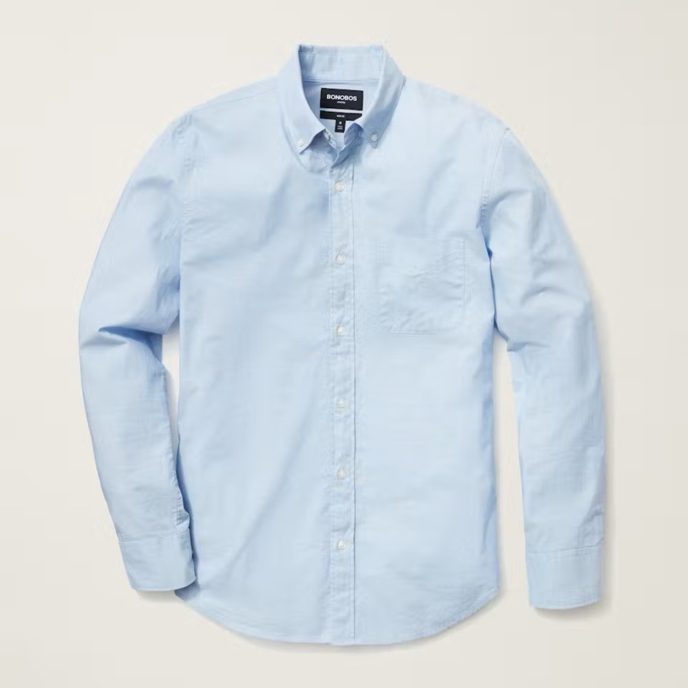 Bonobos Blue Casual Button Down Shirt